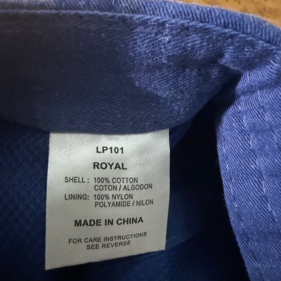 Adams Unisex Royal Blue Bird Embroidered Dad Hat Strapback NWT LP101 Gorpcore - Picture 5 of 5